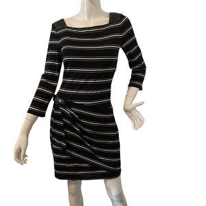 White House Black Market Striped Dress 8